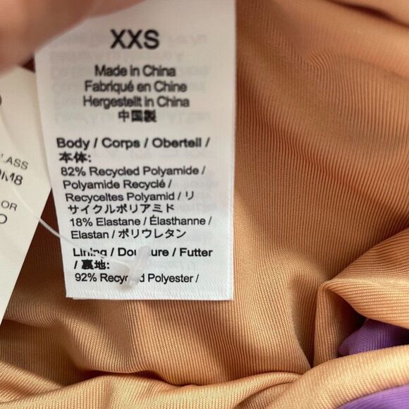 J.Crew Bikini Bottom Tie High Rise Women's XXS Knotted Front Viola Swimwear NWT - Picture 9 of 10